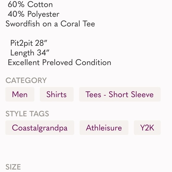 IZOD Men’s Swordfish Tee - Picture 6 of 8